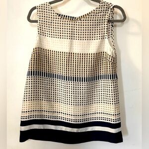 Saint Tropez West Sleeveless Blouse EUC